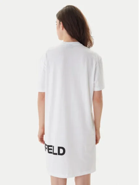 Karl Lagerfeld Jeans Každodenné šaty biela