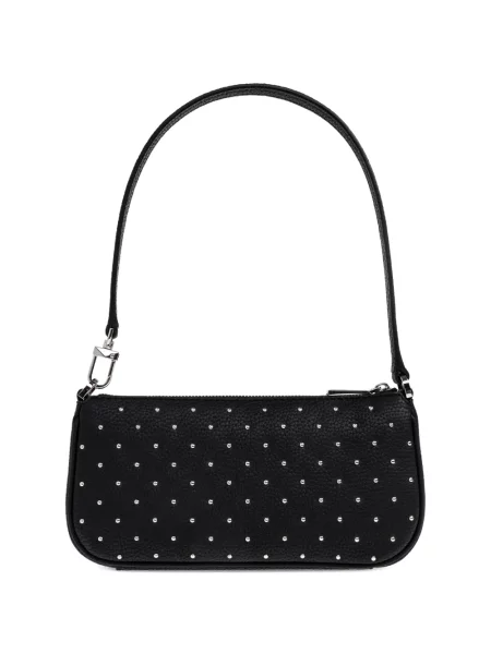 Portofel Michael Michael Kors tricotate cu cataramă cu tepi negru