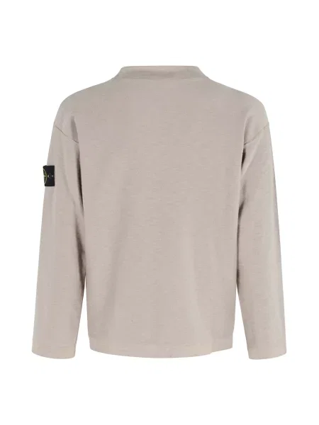 Sweter Stone Island z kamieniami beżowy
