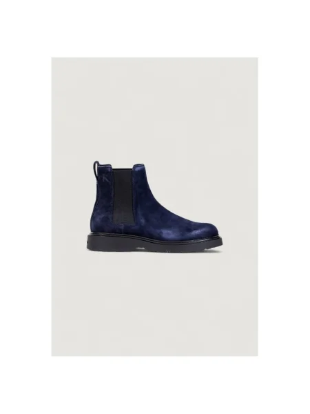 Calvin Klein Ghete Jodhpur Combat Ess Chelsea Boot Su Bleumarin albastru