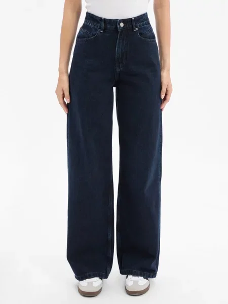BOSS Orange Dżinsy Marlene Kobiety jednolity niebieski