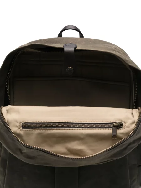 Rucsac Filson din piele de căprioară verde