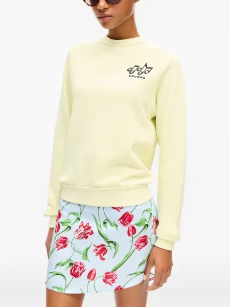 Hanorac Kenzo cu broderie verde