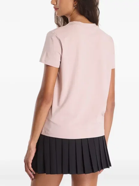 Tricou Guess cu broderie roz