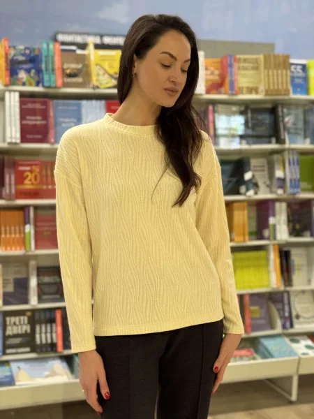 Джемпер CAT ORANGE бавовна/віскоза жовтий