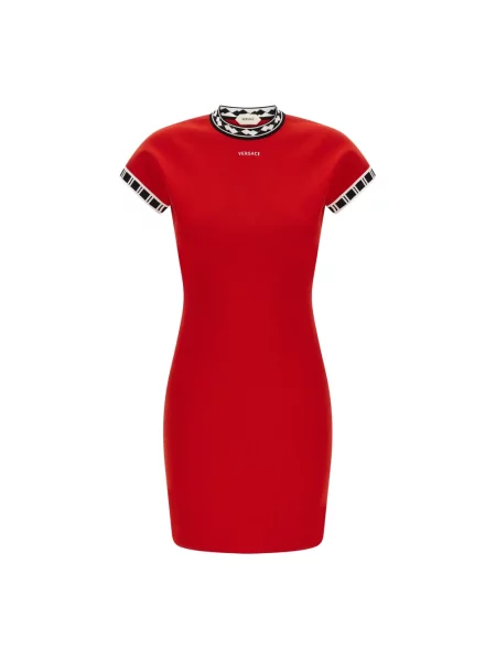 Sukienka mini Versace czerwona