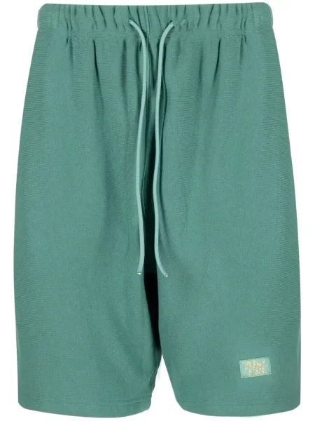 Pantaloni scurți Advisory Board Crystals cu broderie verde