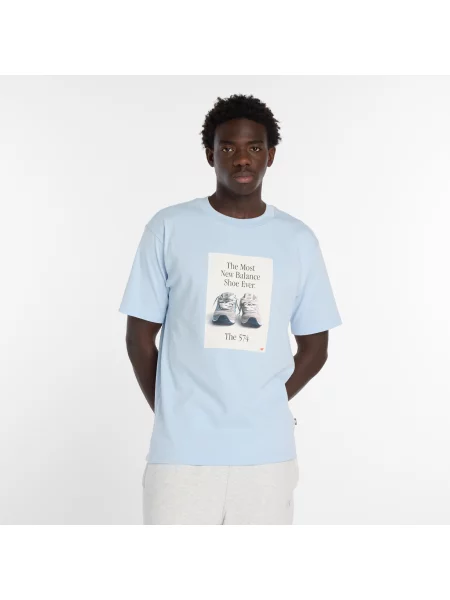 T-shirt New Balance Ad T-Shirt Oxford Blue S niebieska