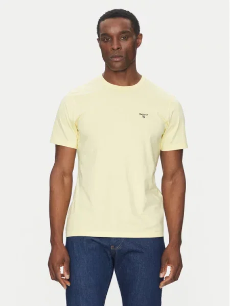 T-Shirt Barbour κίτρινο