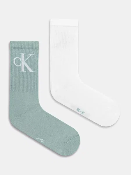 Чорапи Calvin Klein Jeans 2 чифта черно