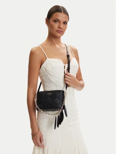 Guess Torebka Sally Mini czarny