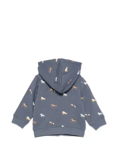 Bluza z kapturem dziecięca Stella Mccartney niebieska