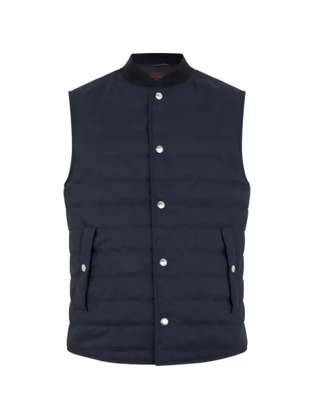 Palton Slowear matlasat albastru