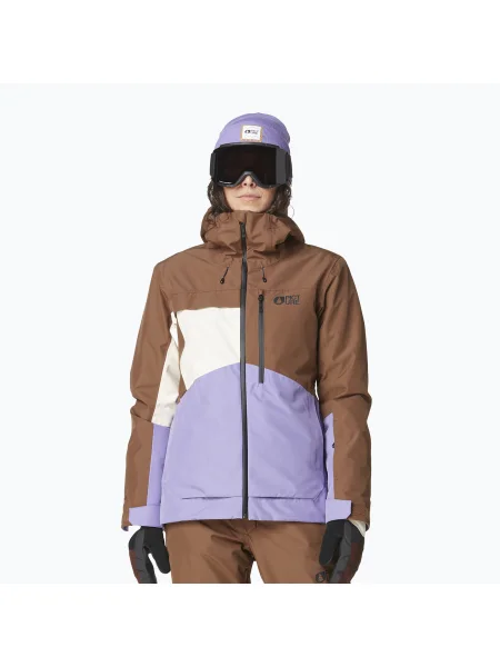 Geacă de schi Picture cu model paisley maro