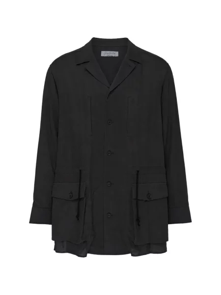 Gulerat geacă Yohji Yamamoto cu cordon negru