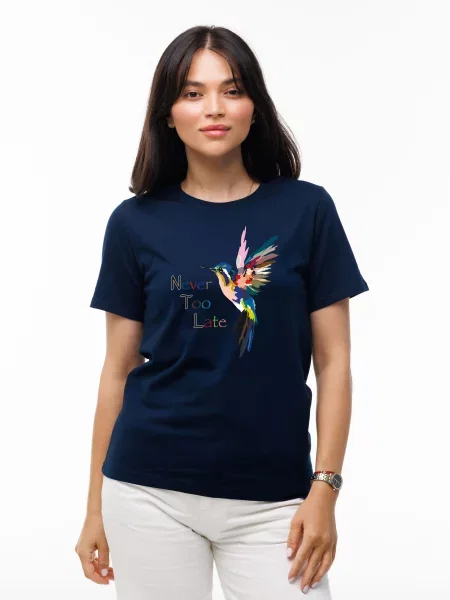 Футболка наталюкс синяя