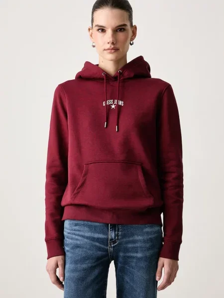 Guess Jeans hanorac cu glugă pentru femei cu