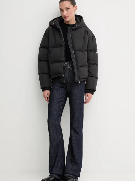Пухова куртка Iceberg зимова oversize чорний