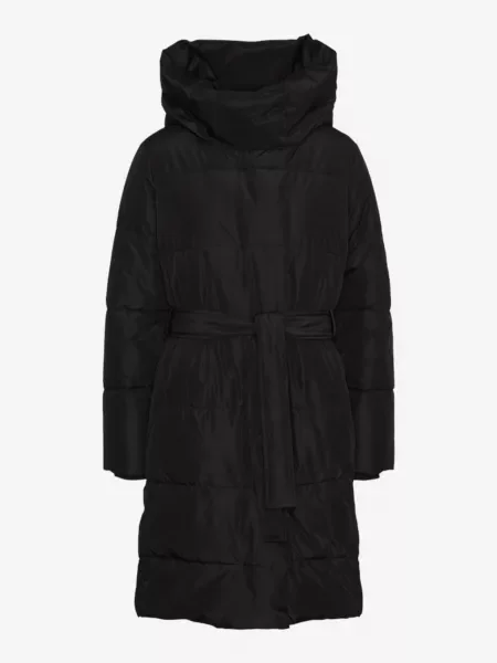 VERO MODA Zimný kabát čierna
