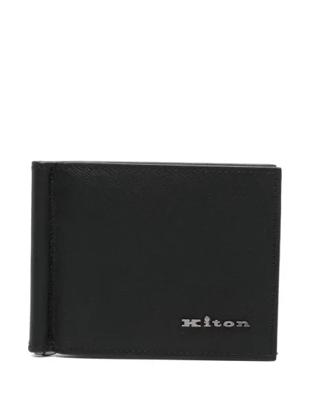 Portofel Kiton din piele negru