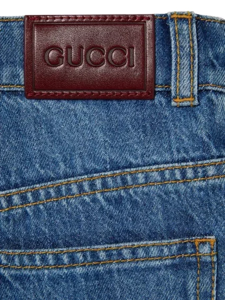 Spodnie dziecięce Gucci niebieskie