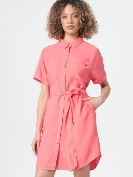 M.O.D MIRACLE OF DENIM Letné šaty koralová