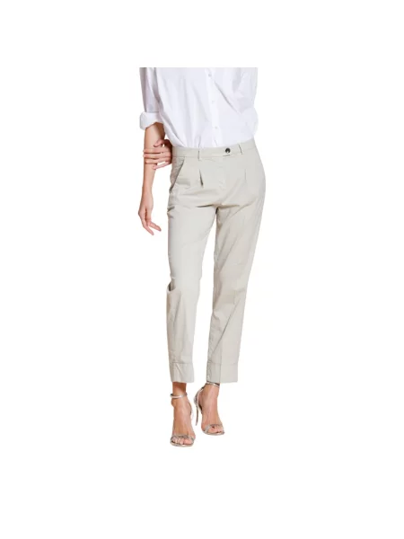 Spodnie carrot fit Mason's szare