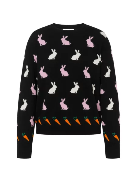 Pulover Love Moschino de lână negru