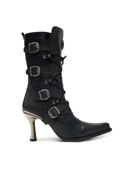 NEW ROCK Botine negru