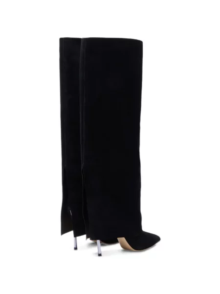 Botine Casadei din piele de căprioară negru