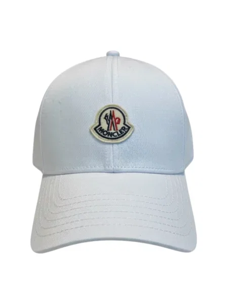 Czapka z daszkiem Moncler biała