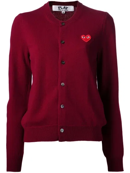 Cardigan Comme Des Garcons Play roșu