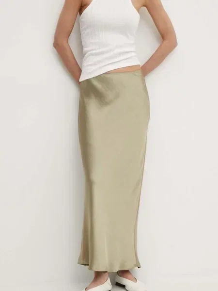 Fusta maxi Samsøe Samsøe verde