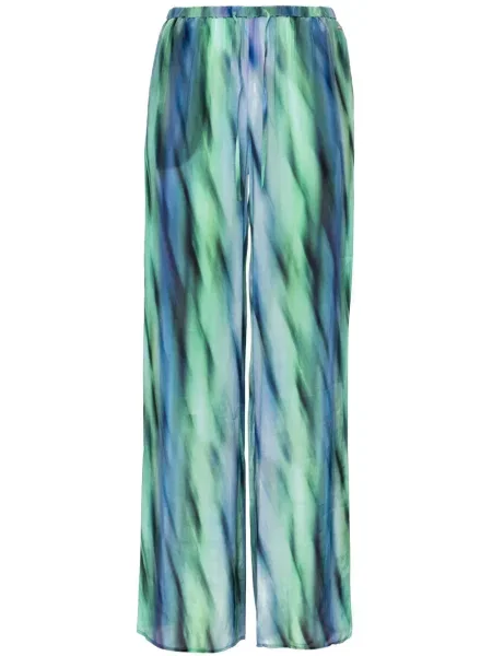 Pantaloni Armani Exchange cu imagine cu imprimeu abstract verde