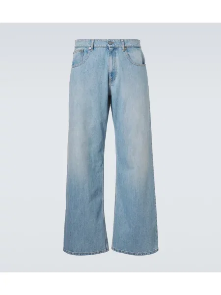 Široké džíny Erl modré