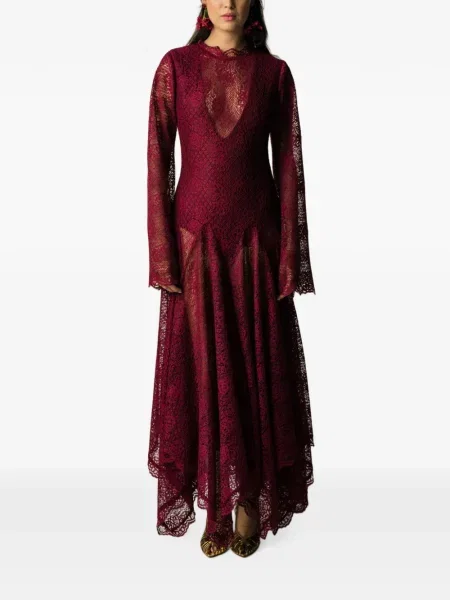 Lung rochie maxi Miau By Clara Rotescu roșu