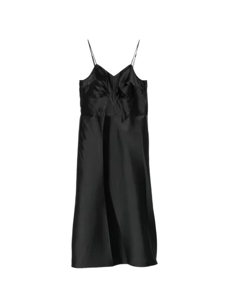 Remenčić midi haljina Calvin Klein Collection crna