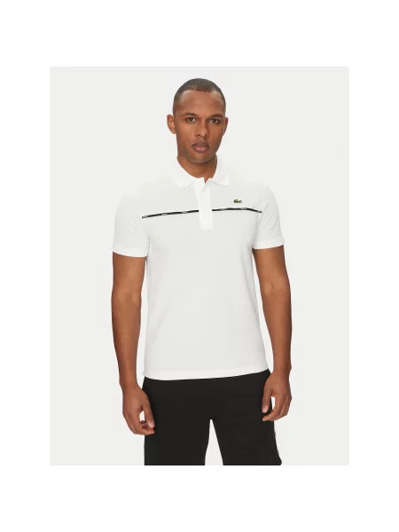 Lacoste Polo Regular Fit λευκό