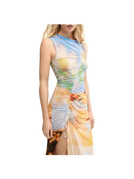 Desigual Šaty mix barev oranžové