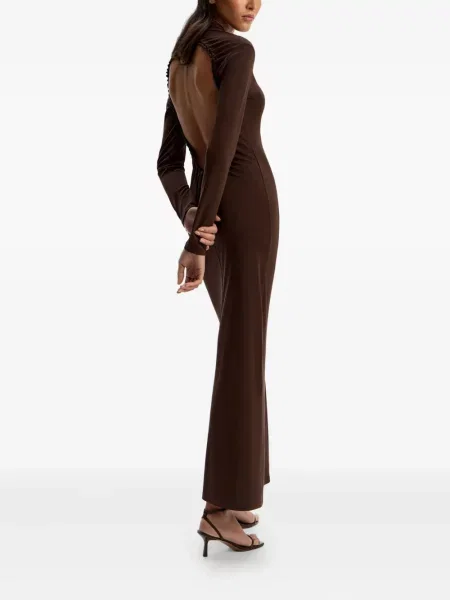 Rochie maxi 12 Storeez de costum maro