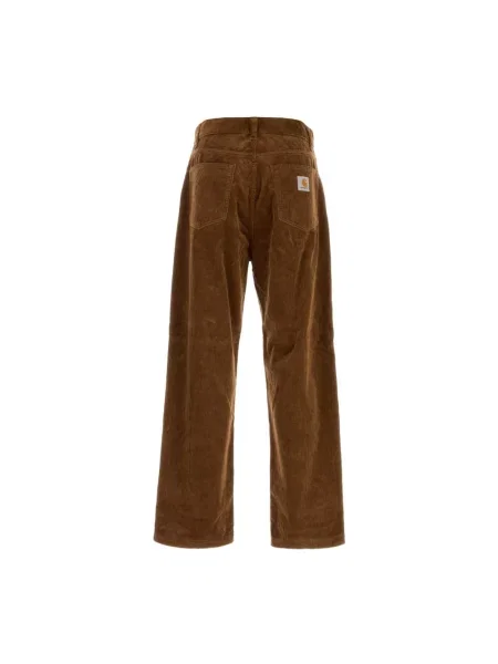 Spodnie Carhartt Wip brązowe