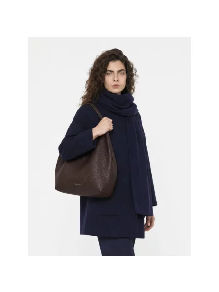 Shopperka Gianni Chiarini skórzana brązowa