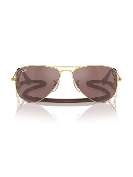 Ray-Ban gyerek napszemüveg JUNIOR AVIATOR barna