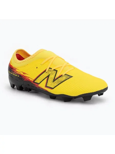 Ghete de fotbal pentru copii New Balance Furon Team V8 FG punch yellow/black cracker negru