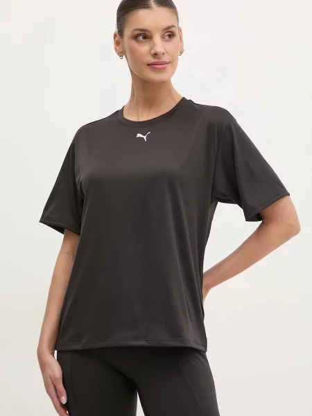 Тениска за трениране Puma Train All Day Essentials черно