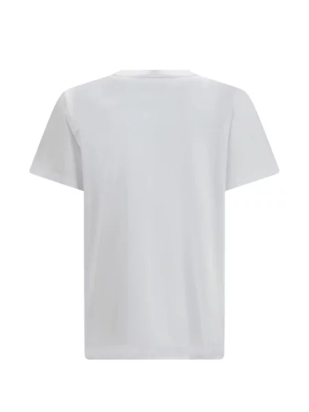 Tricou Ganni cu imagine alb