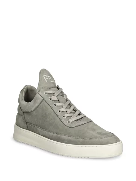 Sneakerși Filling Pieces din piele gri