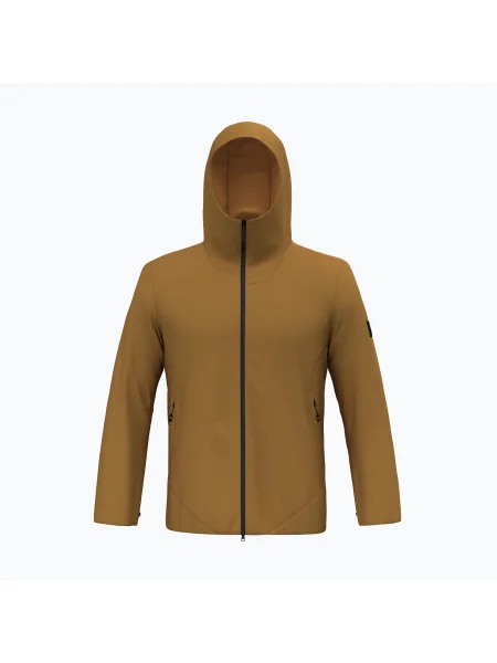 Jachetă de ploaie pentru bărbați Salewa Fanes 2L Ptx maro auriu