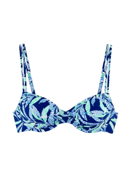 VIVANCE Bikini zgornji del svetlo / temno modra