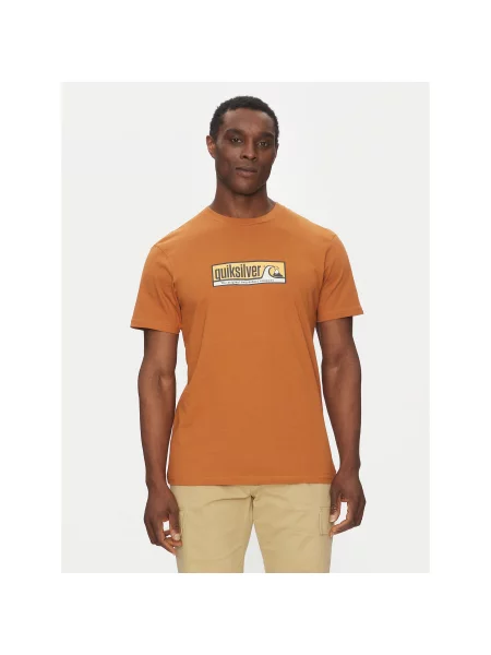 Футболка Quiksilver коричневая
